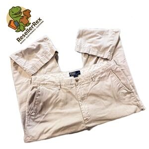 Polo Ralph Lauren Men Khaki Chino Pants Straight Fit 40x30 Casual Khakis